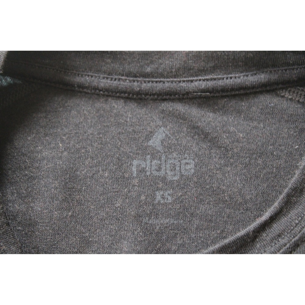 Ridge Merino XS Black Aspect Midwt Long Sleeve Wool Base Layer Top Thumbholes - Picture 5 of 9